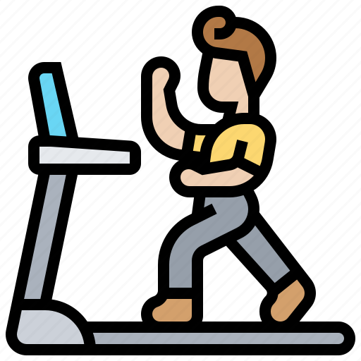 Exercise, gym, healthy, treadmill, workout icon - Download on Iconfinder