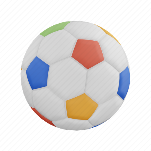 Soccer, ball, sport, play, player, football, game 3D illustration - Download on Iconfinder
