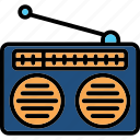 radio, audio, multimedia, music, sound, set, transmission