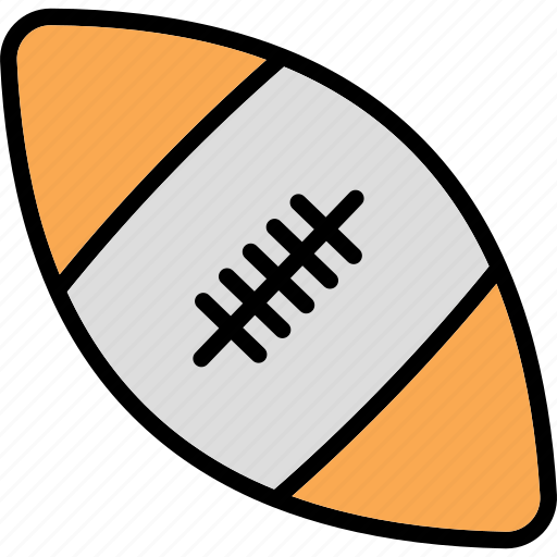 Rugby, american ball, champion, sports ball, laces icon - Download on Iconfinder