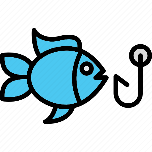 Fishing, fish, fishing hook, fish pole, fishing rod, leisure icon - Download on Iconfinder