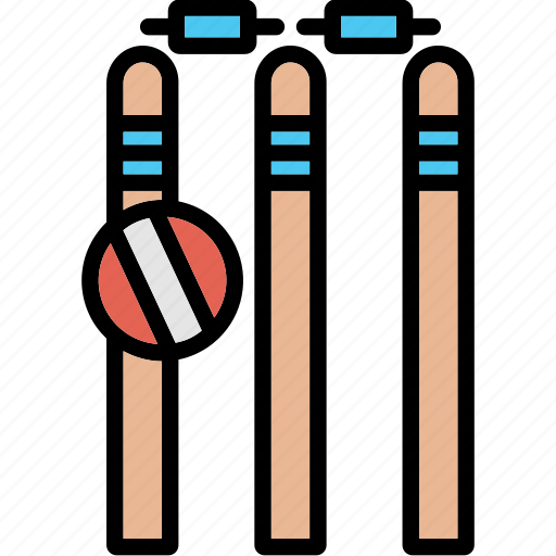 Cricket wicket, stumps, wicket, wicket and ball, wicket out, stump wicket icon - Download on Iconfinder