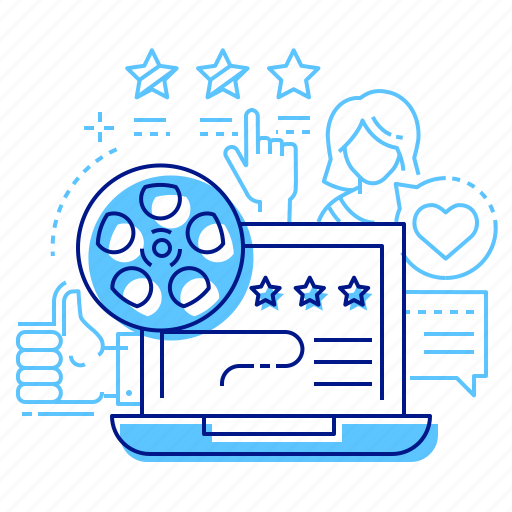 Cinema, movie, online, reviews icon - Download on Iconfinder