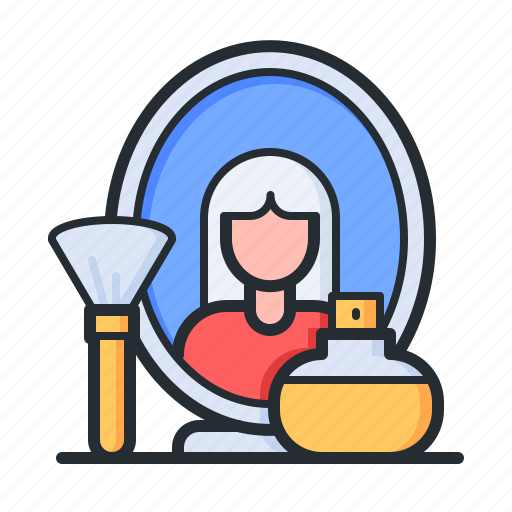 Makeup, perfume, mirror, reflection icon - Download on Iconfinder