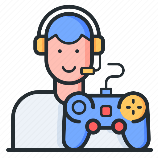 Hobby, gamepad, boy, video gaming icon - Download on Iconfinder