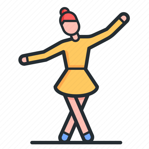 Dancing, ballerina, art, girl icon - Download on Iconfinder
