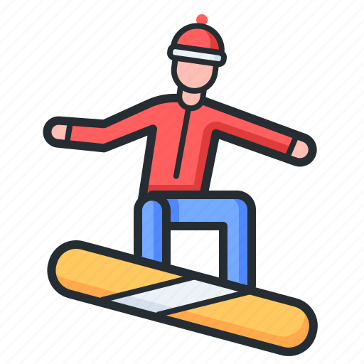 Snowboarding, winter, sport, jump icon - Download on Iconfinder
