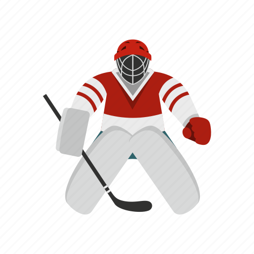Goalkeeper, hockey, ice, player, puck, sport, stick icon - Download on Iconfinder