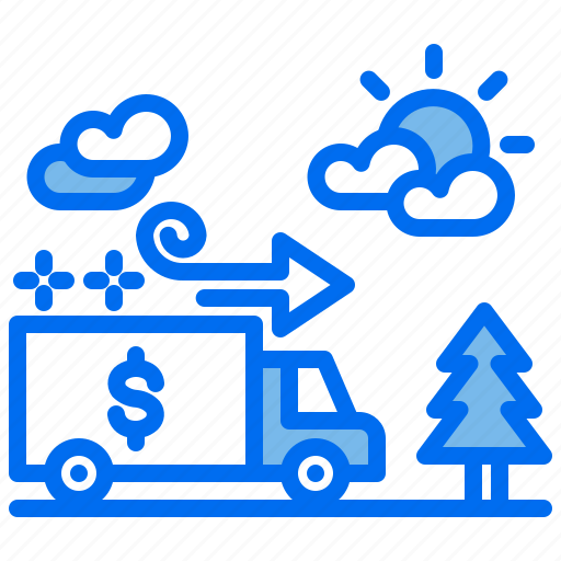 Bank, car, direction, money, road, tree, truck icon - Download on Iconfinder