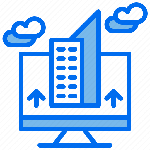 Building, business, computer, growth, investment icon - Download on Iconfinder
