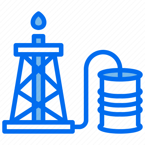 Barrel, energy, oil, petroleum, production, pump icon - Download on Iconfinder