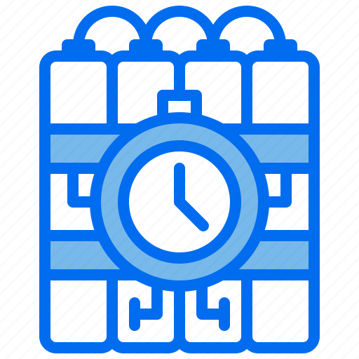 Bomb, clock, military, time, weapon icon - Download on Iconfinder