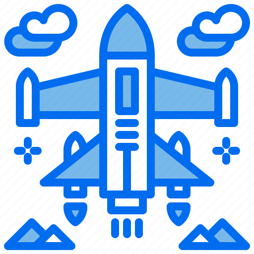 Aircraft, jet, military, plane icon - Download on Iconfinder