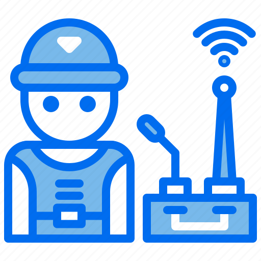 Communication, military, person, signal, wireless icon - Download on Iconfinder