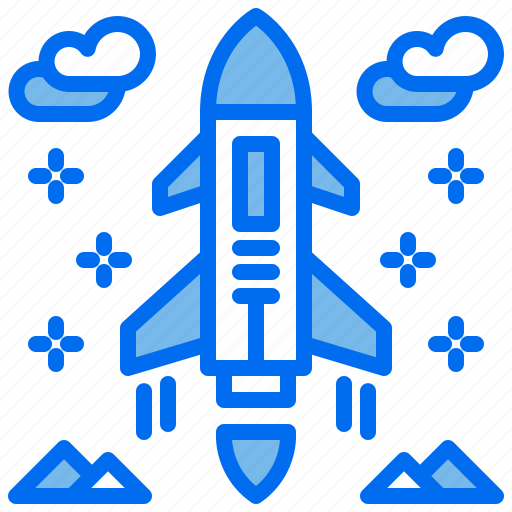 Aircraft, jet, military, plane, rocket icon - Download on Iconfinder