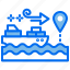 boat, cargo, direction, location, navigation, ship 