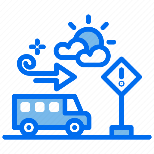 Car, direction, family, minibus, navigation, sign, warning icon - Download on Iconfinder