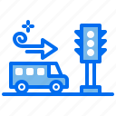 car, direction, family, light, minibus, navigation, traffic