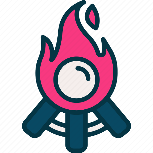 Bonfire, fire, flame, campfire, burn icon - Download on Iconfinder