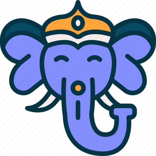 Ganesh, elephant, indian, religion, god icon - Download on Iconfinder