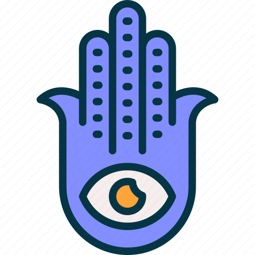 Hamsa, religion, hand, eye, ethnic icon - Download on Iconfinder