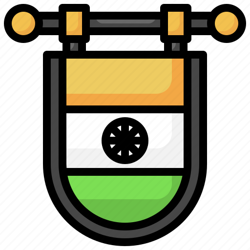 India, flag, nation, world, country, flags icon - Download on Iconfinder
