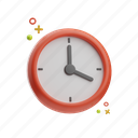 clock, holiday, red, time, background, alarm, vintage, countdown, celebration 