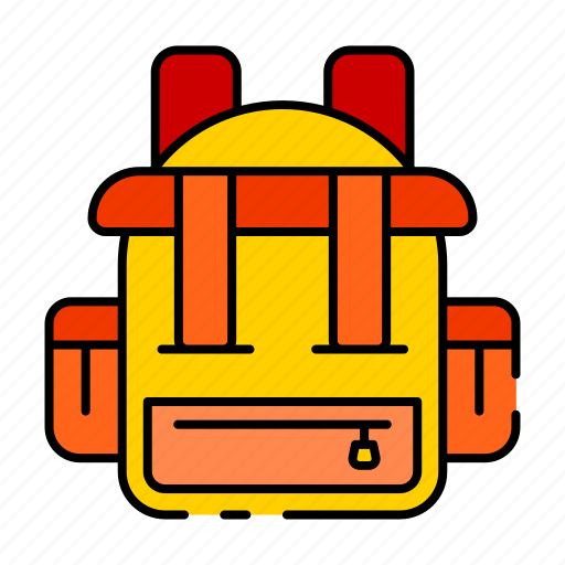 Backpack, bag, travel bag, travel, school, holiday, camping icon - Download on Iconfinder