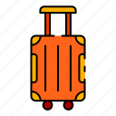 suitcase, travel bag, bag, briefcase, baggage, luggage, trolley, travel luggage, traveling