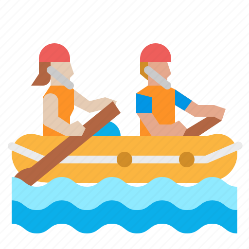 Canoe, competition, kayak, rafting, sports icon - Download on Iconfinder