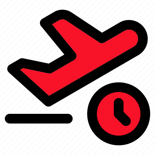 Flight, time, plane, duration icon - Download on Iconfinder