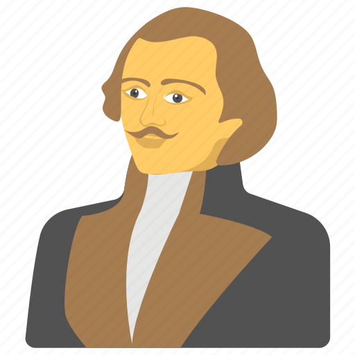 Casimir pulaski avatar, casimir pulaski day, man in coat, man with mustache, state celebration icon - Download on Iconfinder