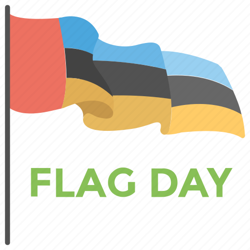 Flag day, four color flag, freedom celebration, national holiday icon - Download on Iconfinder