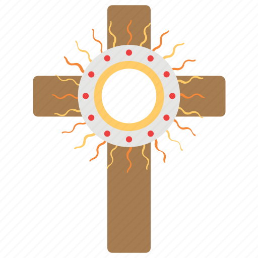 Christ body, christian cross, corpus christi day, flesh and blood, lightening cross sign icon - Download on Iconfinder
