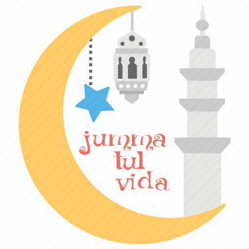 Crescent, jumma tul wida, mosque dome, prayers, ramadan, supplications icon - Download on Iconfinder
