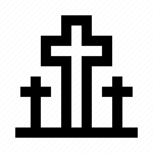 Cemetery, cross, tombstone icon - Download on Iconfinder