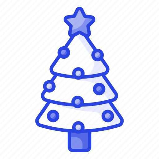 Christmas, tree, xmas, holiday, celebration, ornament, star icon - Download on Iconfinder