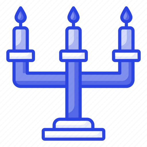 Hanukkah, menorah, jewish, candles, judaism, religious, religion icon - Download on Iconfinder