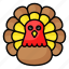 thanksgiving, holiday, celebration, chicken, turkey, dinner, meal 
