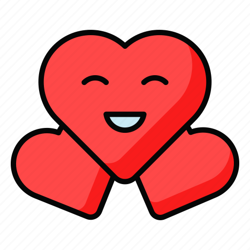 Valentines, day, celebration, heart, emoticon, love, romance icon - Download on Iconfinder