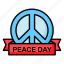 peace, day, world, international, symbol, banner, pacifism 