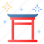 shogatsu, japanese, new year, festival, holiday, celebration, torii gate 