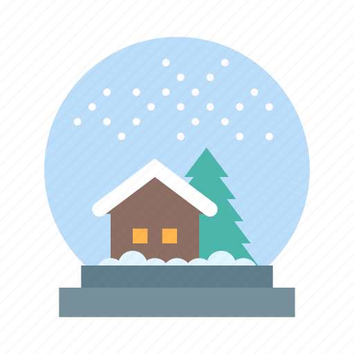 Glass, christmas, decoration, globe, snow, snowglobe, xmas icon - Download on Iconfinder