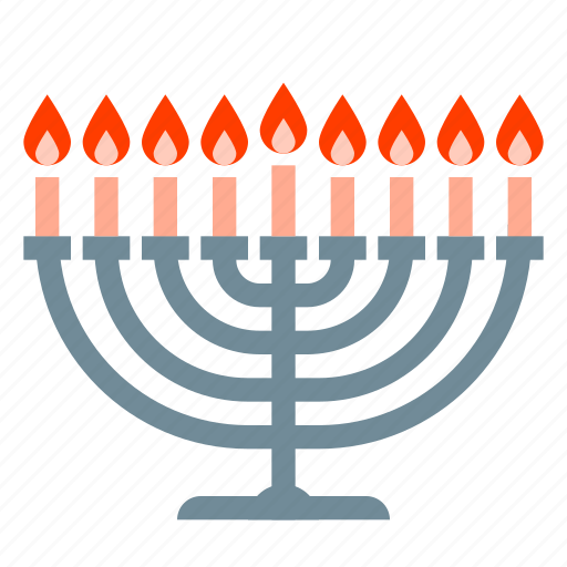 Candles, hanukkah, jew, jewish, judaism, menorah icon - Download on Iconfinder