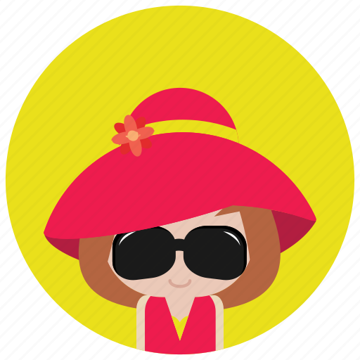 Beach, hat, holidays, occasions, sunglasses icon - Download on Iconfinder
