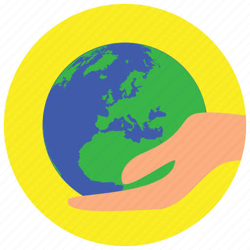Earth, hand, holidays, occasions, protect icon - Download on Iconfinder