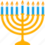 candelabrum, candles, chanukiah, hanukkah, hanukkiah, menorah 