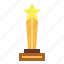 award, trophy, cup, star, hollywood 