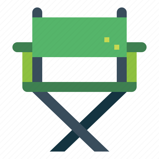 Director, chair, seat, furniture, folding icon - Download on Iconfinder