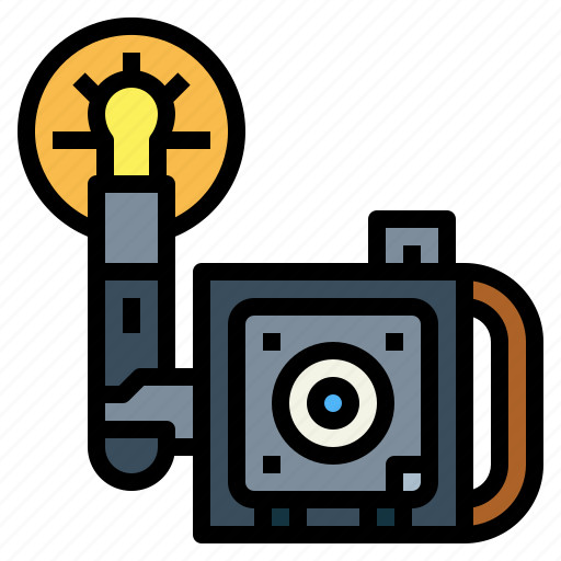 Camera, film, flash, analog icon - Download on Iconfinder